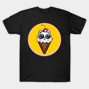 Kitty Cone Yellow T-Shirt